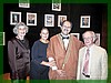 Left to right: Jean Gibran, Arlene El-Ashkar, dramatist Michel El-Ashkar, and sculptor and guest of honor Kahlil Gibran