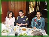 Ghinwa, Rami, and Hubert at Sepal Restaurant