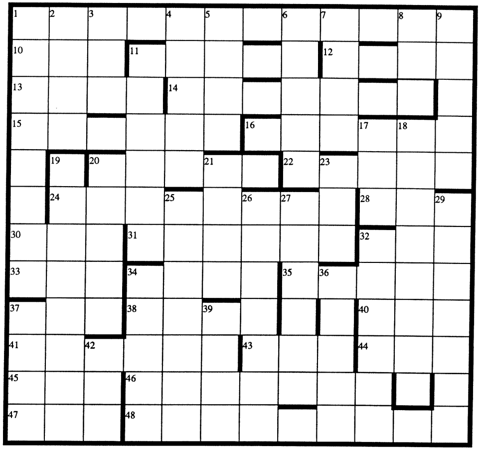 crossword grid