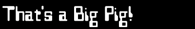 That's a Big Pig!