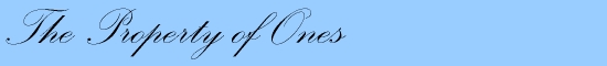 The Property of Ones