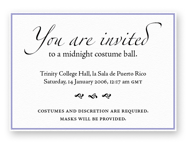 Invitation
