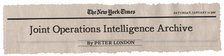Joint Operations Intelligence Archive