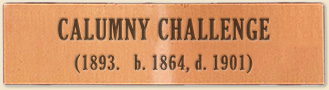 Calumny Challenge