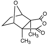 Chemical Formula
for Cantharidin