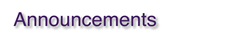 announcements