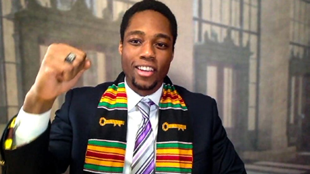 Student President Nwanacho Nwana ’20