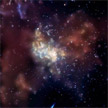 Sagittarius A* (Sgr A*): The supermassive black hole at the center of the Milky Way galaxy. 