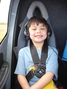 Erik on Lelicoptor ride