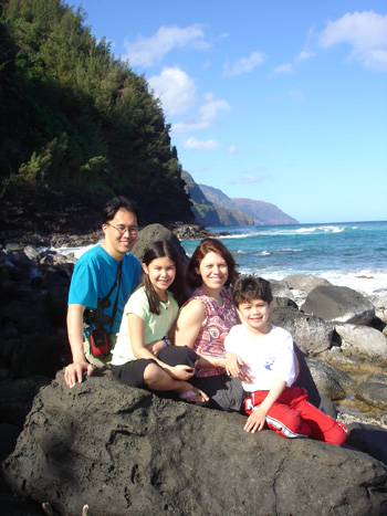 Family on Kauai