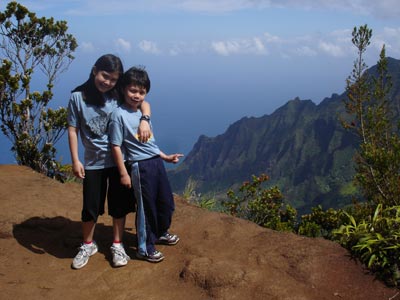 Kira and Erik at top