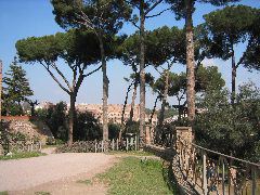 Heading down Palatine Hill for the Colosseum