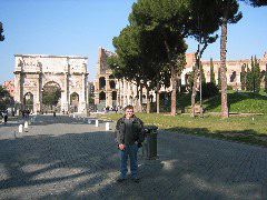 Doug and the Arch of Constantine