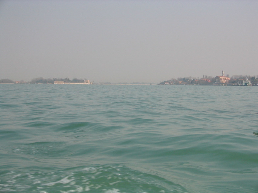 Looking out on the lagoon