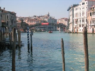 Accademia Bridge viewed from the Guggenheim