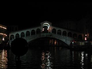 Venice at Night: Rialto Bridge