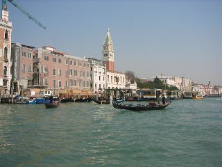 About to enter the Grand Canal