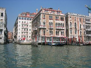 Traghetto docked in the Grand Canal