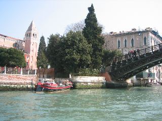 Grand Canal along the Accademia Bridge