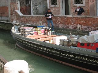 Here's how Kegs are delivered in Venice
