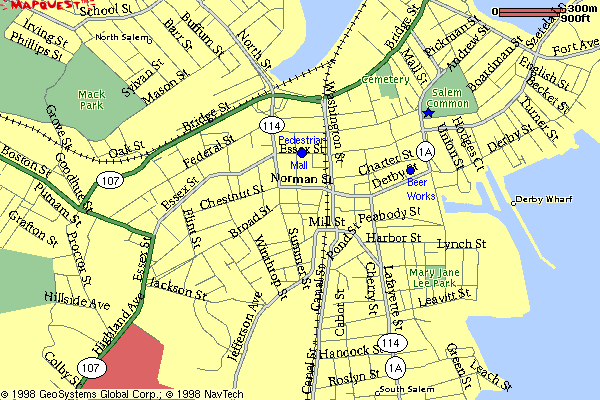 map of Salem