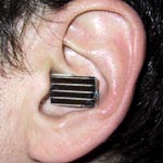 Self-powered earplug.