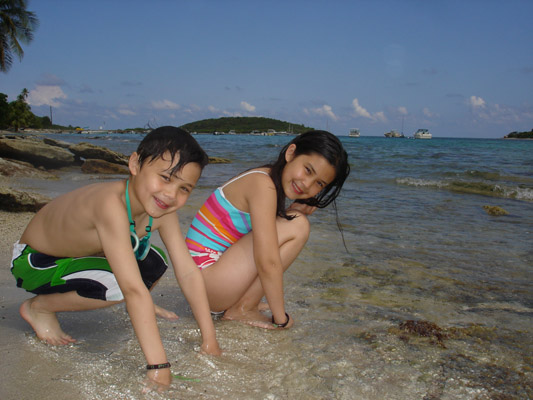 Erik and Kira on Vieques