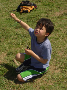 Erik kite flying