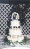 The wedding cake: carrot cake, decorated with carrots, with two bunnies on the top., 479x768, 51 Kb