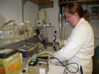 Emily A in lab