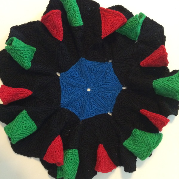 Photo of completed afghan.