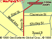 map of Ferry St. --> Elm St. in Everett