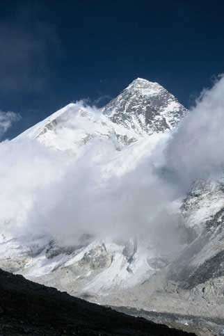 Mount Everest in Daytime