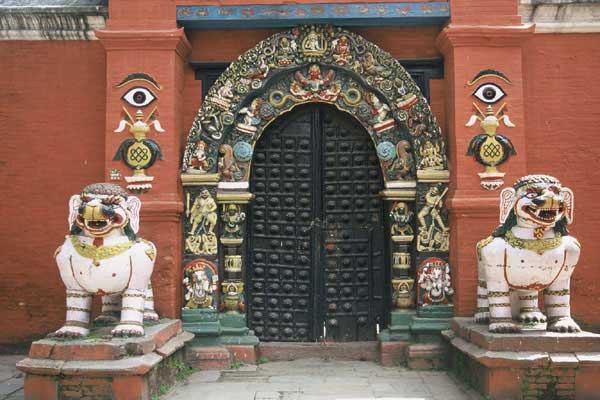Hindu Temple Entrance, Kathmandu