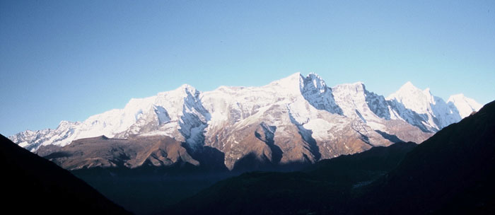 The Kwangde Ri Mountains at Dawn