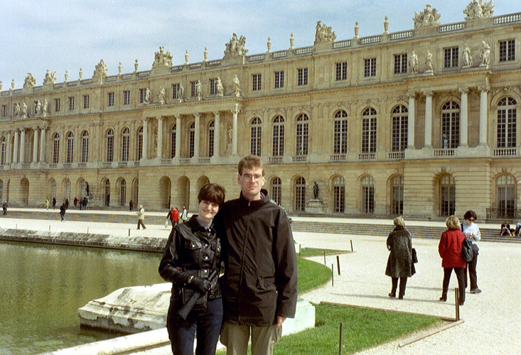 The rear facade of Versailles