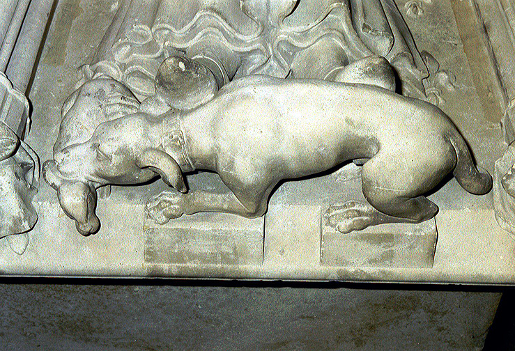 Dog on a Tomb, St. Denis