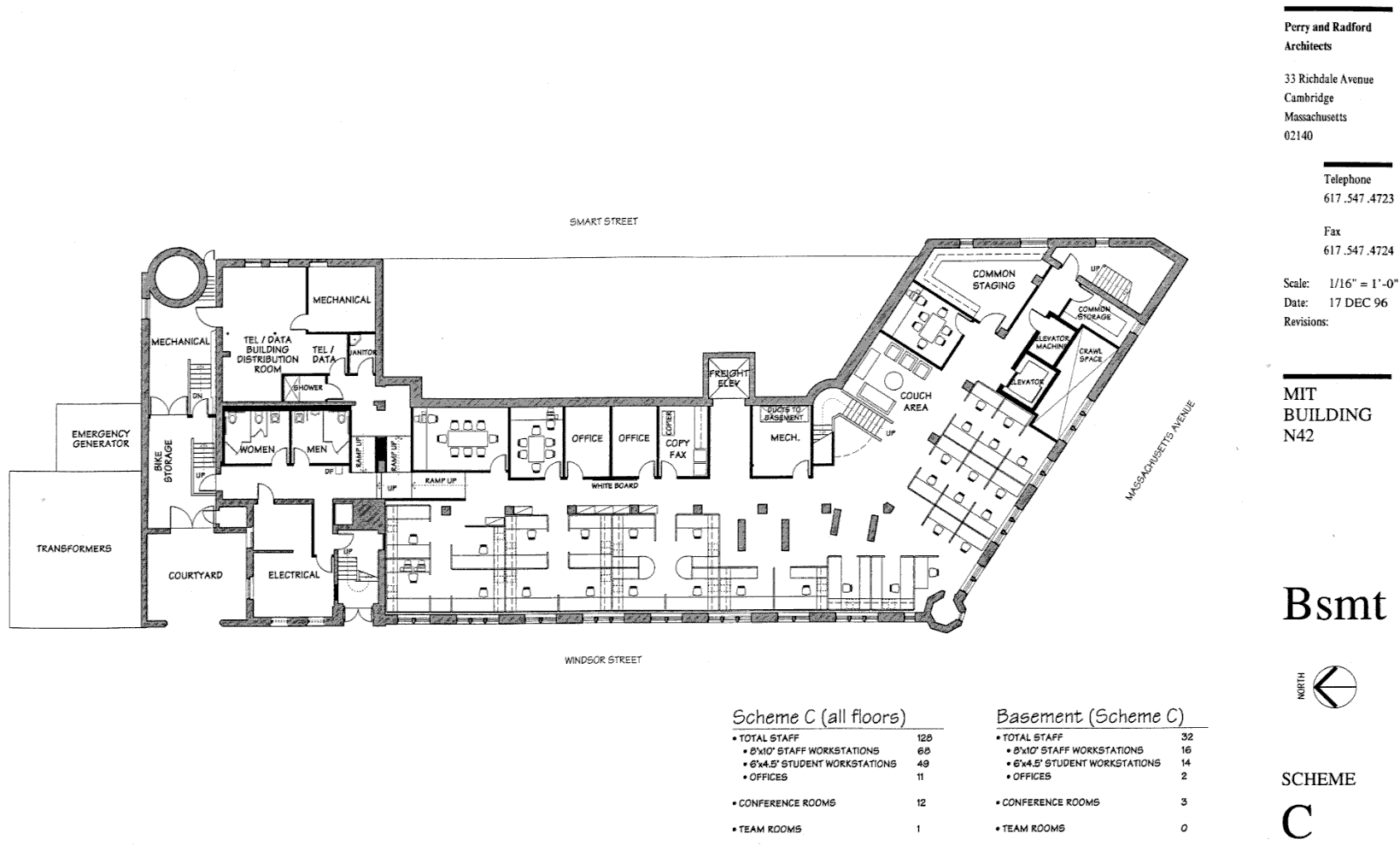 Scheme C Base Building Elements Blueprints Draft 12/17/96 Scheme C Base Building Elements Blueprints Draft 12/17/96