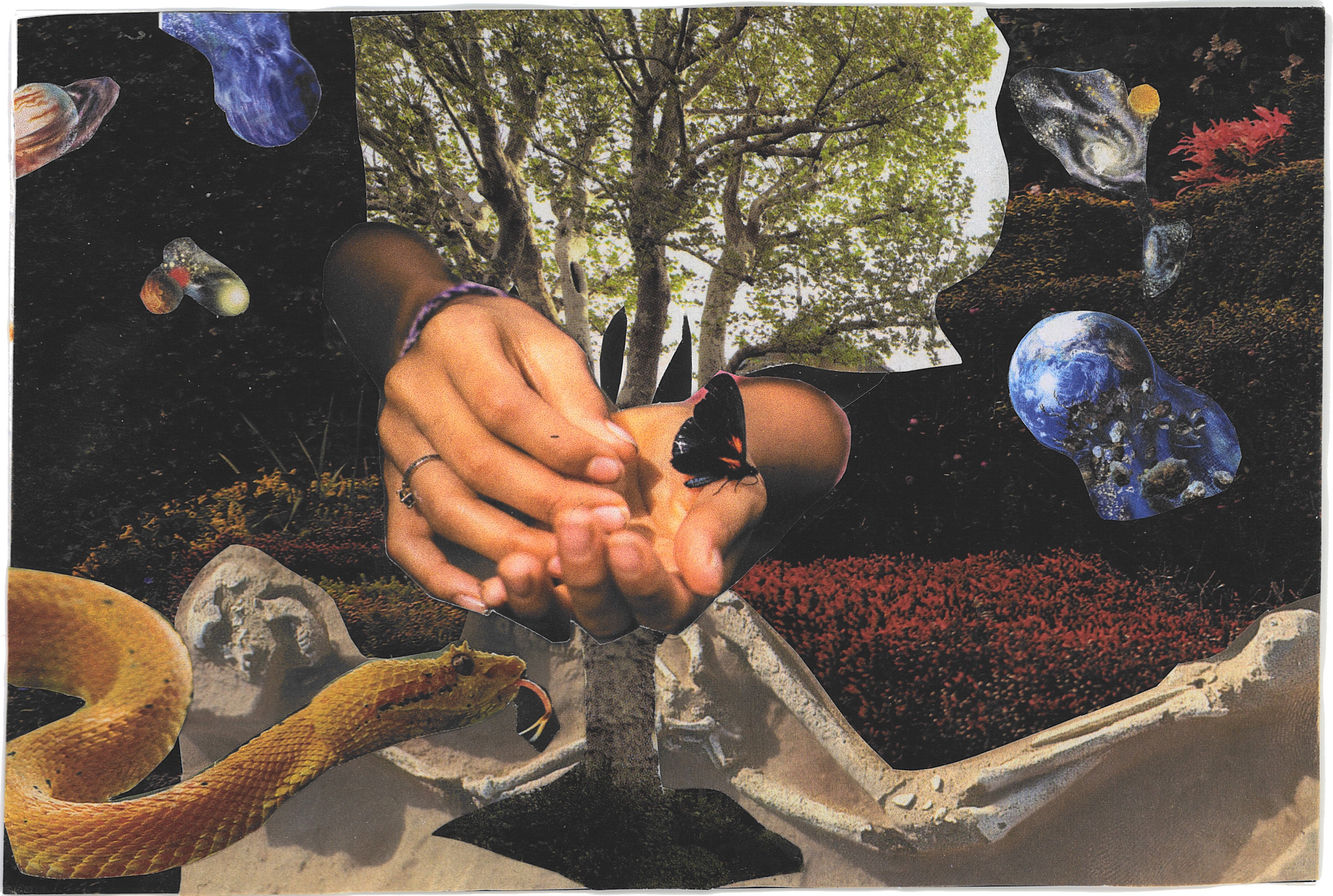 2021, Yggdrasil, collage