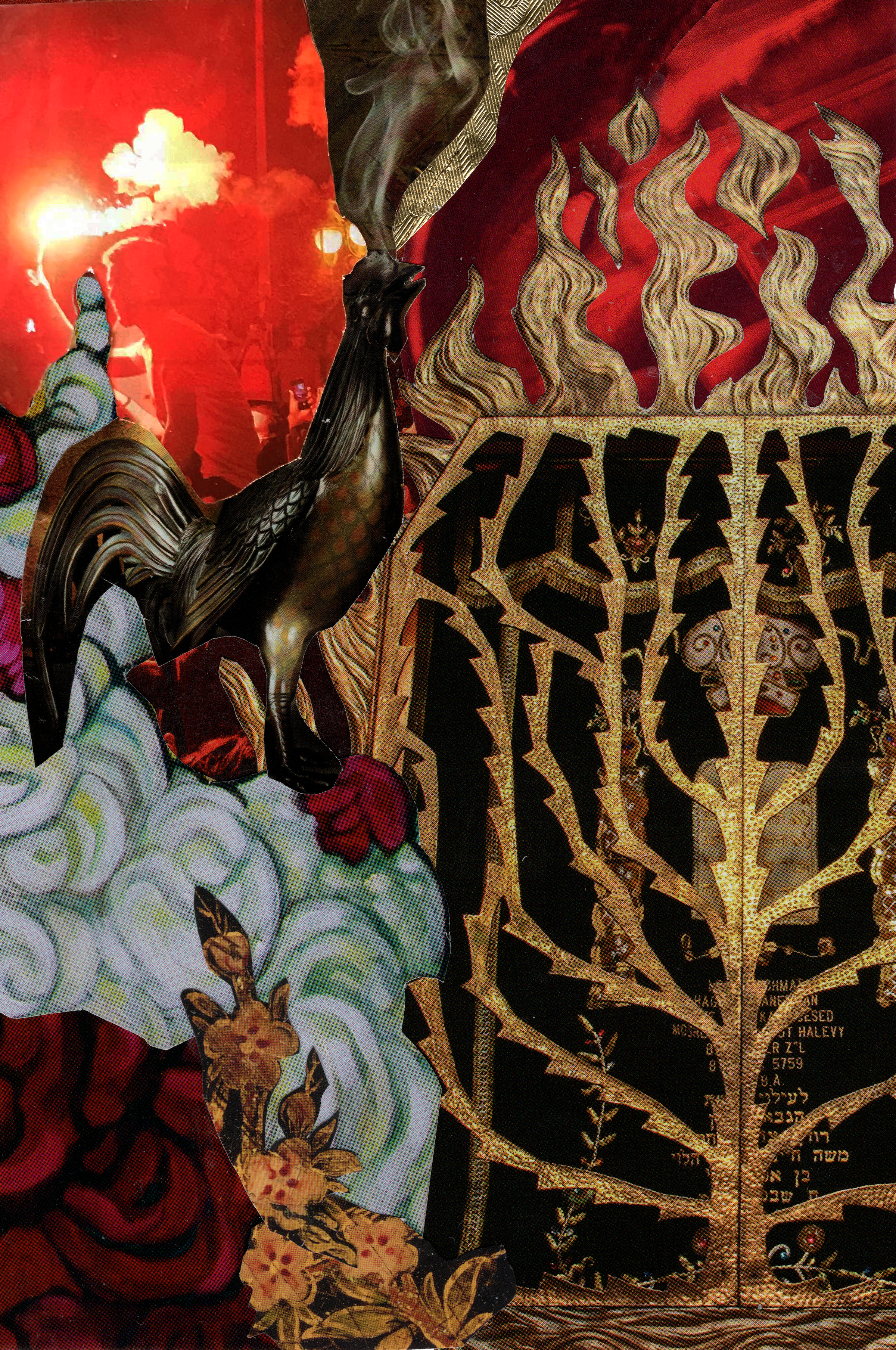 2022, Dragon, collage