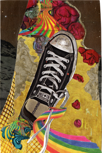 2022, Lila, collage