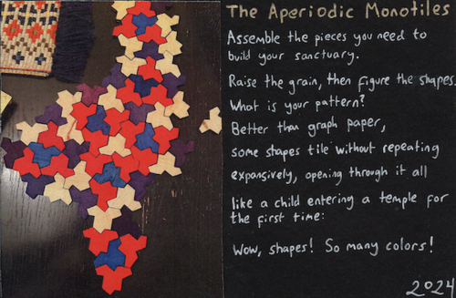2024, the Aperiodic Monotiles, text