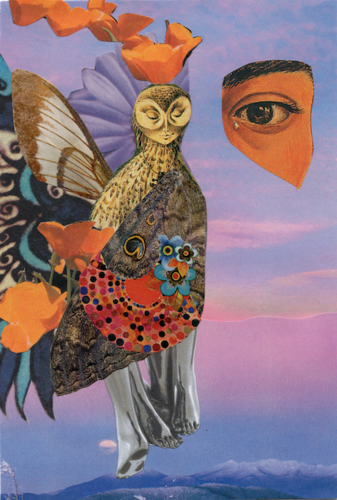 2024, Papillon, collage