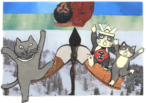 2021, Troy and the Urgent Pepper, collage