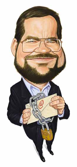 Cartoon of Phil from Computer Power User Magazine