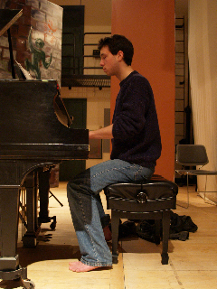 RFH III at the piano