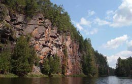river cliffs