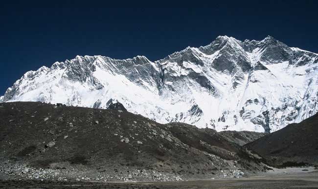 Lhotse from near Island Peak