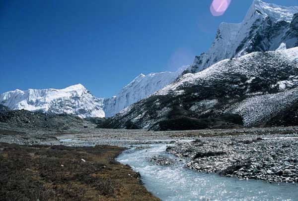 Imja Khola Valley near Island Peak