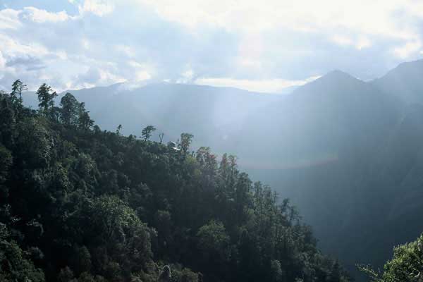 Hillside from the Khari La Pass